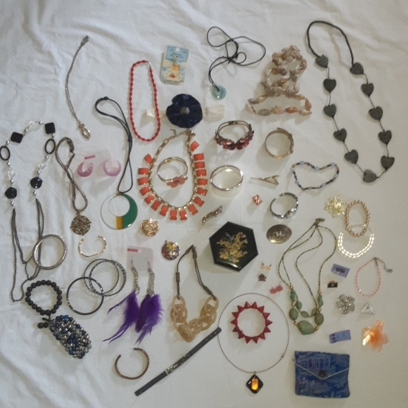 Jewelry - 53 Pieces of Vintage Estate Jewelry